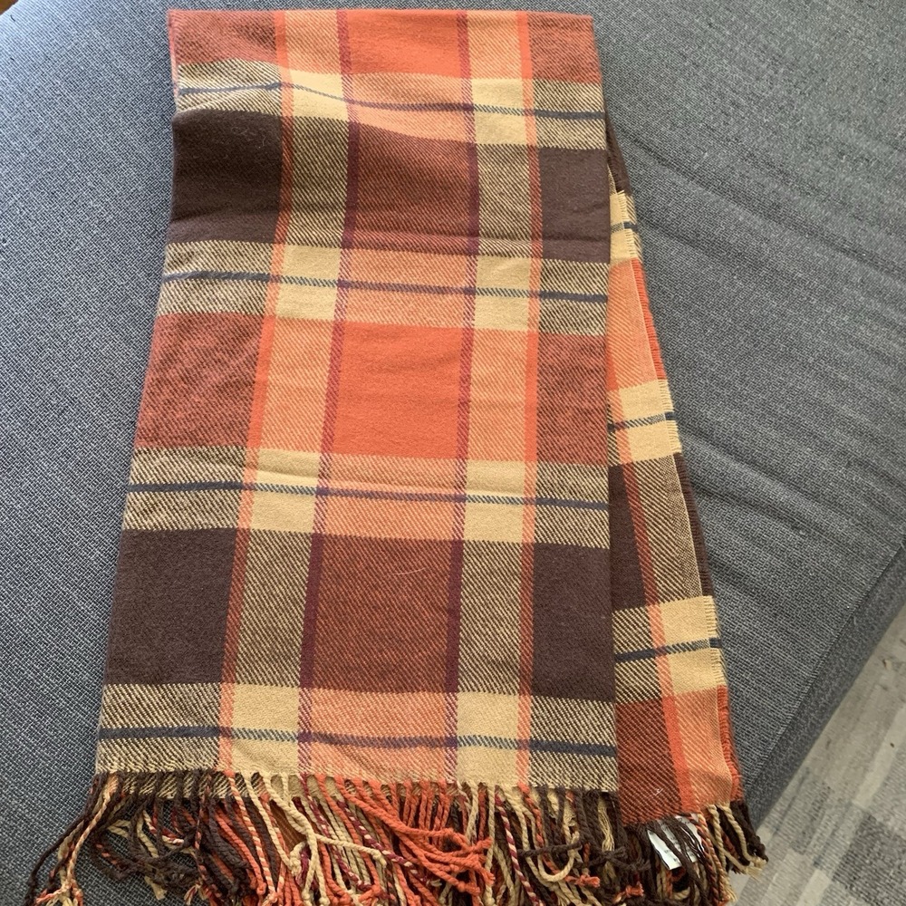 Pottery Barn Ronan Plaid Throw Blanket